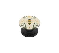 Abeja Floral Naturaleza Jardín Botánico Prim PopSockets PopGrip Adhesivo