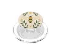 Abeja Floral Naturaleza Jardín Botánico Prim PopSockets PopGrip para MagSafe