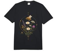 Abeja Flores Silvestres Diseño Botánico Comfort Colors Adult Heavyweight T-Shirt