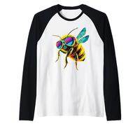 Abeja Motivo Apicultor Abejas Papá Dulce Abeja Camiseta Manga Raglan