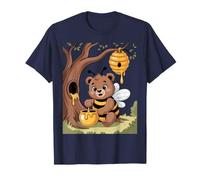 Abeja trabajadora, Oso, Colmena, Miel, árbol, Bosque Camiseta