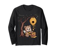 Abeja trabajadora, Oso, Colmena, Miel, árbol, Bosque Manga Larga