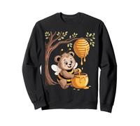 Abeja trabajadora, Oso, Colmena, Miel, árbol, Bosque Sudadera