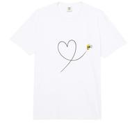 Abeja Volar Un Corazón Animales Natural Comfort Colors Adult Heavyweight T-Shirt