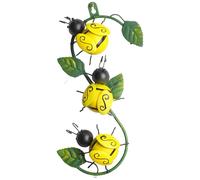 Abeja Wall Sculpture, Metal Bee Wall Art, Outdoor Bee Decor, Hangable Bee Sculpture, Garden Fence Decoration, Home Wall Art, Bee Garden Sculpture, Rustic Bee Decor, Weather Resistant Wall Art,