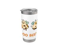 ¡Abejas abejorros! Disfraz de abejorros de Halloween en un fantasma Vaso térmico de acero inoxidable de doble pared