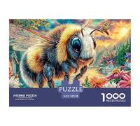 Abejas Coloridas Puzzles Entretenimiento Creativo Rompecabezas 1000 Piezas Obra De Arte De Juego De para Adultos Y Niños 52x38cm/1000pcs