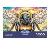 Abejas Coloridas Puzzles Entretenimiento Creativo Rompecabezas 1000 Piezas Obra De Arte De Juego De para Adultos Y Niños 52x38cm/1000pcs
