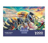 Abejas Coloridas Rompecabezas 1000 Pieza, Puzzle Difícilpara Adultos Jigsaw Puzzle DIY para Juegos Familiares Rompecabezas 52x38cm/1000pcs