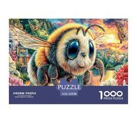Abejas Coloridas Rompecabezas 1000 Pieza, Puzzle Difícilpara Adultos Jigsaw Puzzle DIY para Juegos Familiares Rompecabezas 52x38cm/1000pcs