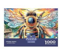 Abejas Coloridas Rompecabezas 1000 Piezas,Puzzle Difícil para La Familia - Tiempo De Calidad Y Diversión 52x38cm/1000pcs