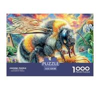 Abejas Coloridas Rompecabezas 1000 Piezas, Puzzles Imposible, De Juego De para Adultos Y Niños A Partir De 12 Años 52x38cm/1000pcs