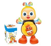 Abejas danzantes para niños, Abejas oscilante con Luces y música, Juguetes Musicales de Dibujos Animados, Juguete de abej-a, Juguetes electrónicos de Aprendizaje Preescolar de abej-a de Dibujos