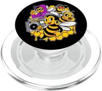 Abejas Hip Hop Dance Crew Old School Rap Música Rap Amante del Rapero PopSockets PopGrip para MagSafe