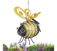 Abejas solares | Decoración divertida resistente a la intemperie | Luces solares para exteriores, figuras de animales | para césped, patio, porche, camino, pasarela, hogar, balcón, fiesta