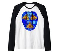 Abejas vidriera Santa Maria en Aracoeli Bee Lover Camiseta Manga Raglan