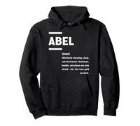 Abel Definición Nombre Abel Sudadera con Capucha