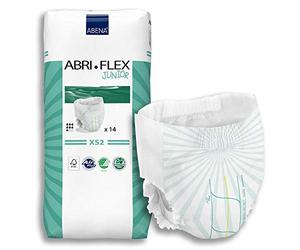 Abena Abri-Flex Junior XS2, todo en uno, tamaño de cadera/cintura 55-80 cm, 1500 ml, 14,1000018730