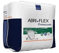 Abena Abri Flex - Pantalones de incontinencia de dominadas de alta calidad, pantalones ecológicos para hombres y mujeres, discretos, protectores, transpirables, cómodos, XL 2, cintura de 130-170 cm, absorción de 1900 ml, 6 x 14 unidades