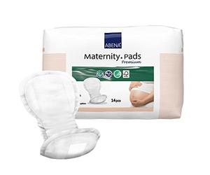 Abena Almohadillas de maternidad de primera calidad, esenciales posparto, ecológicas después del nacimiento, sostenibles, protección extra, transpirables y respetuosas con la piel, almohadillas de