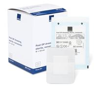 ABENA Apósito Adhesivo Postoperatorio Estéril | Hipoalergénico, Absorbente, Transpirable y Flexible | Sin Látex | (8x10 Centímetros, 70.0, unidad)