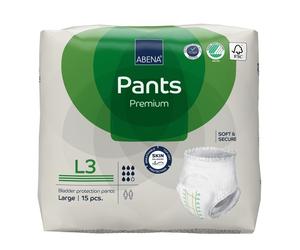 Abena Bragas L3 Premium Adulto 15 Pañales Bolsa Protección Incontinencia 2400ML