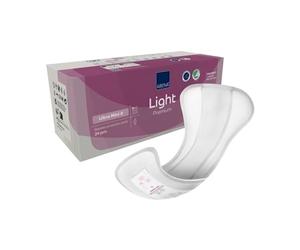 Abena Light Ultra Mini 0 - Almohadillas de incontinencia para mujer, 100 ml de absorción, paquete de 24, forros para mujer largas