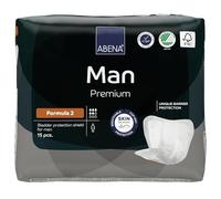 Abena Man Formula 2 - Almohadillas para incontinencia masculina, paquete de 180