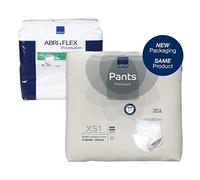 Abena Pantalones de alta calidad, pantalones de incontinencia con dominadas, pantalones ecológicos para hombres y mujeres, discretos, protectores, transpirables, cómodos, XS 1, cintura de 45 a 70 cm, paquete de 24 unidades
