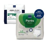 Abena Pantalones de incontinencia de alta calidad, con etiqueta ecológica, discretos, protectores, transpirables, cómodos, talla L 0, cintura de 100-140 cm, absorción de 1085 ml, 15 unidades