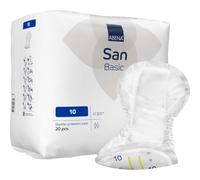 Abena - Protección urinaria anatómica Delta San 10 - Bolsa de 20 piezas