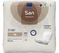 Abena San 1A Premium - Almohadillas para incontinencia para mujeres y hombres. Adecuadas para ser utilizadas como compresas sanitarias, almohadillas para incontinencia para hombres, almohadillas