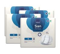 Abena San Premium - Almohadilla para incontinencia tamaño 10, 2800 ml de absorbencia, caja de 4 paquetes