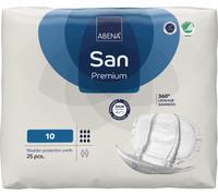 Abena San Premium - Almohadilla para incontinencia tamaño 10, 2800 ml de absorbencia, caja de 4 paquetes