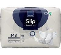 ABENA Slip Premium - Almohadillas de incontinencia todo en uno para hombres y mujeres, etiqueta ecológica, mediana (cintura de 70-110 cm), absorción de 3100 ml, paquete de 23 unidades