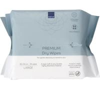 ABENA Toallitas secas de alta calidad | Paquete de 50 toallitas secas de alta calidad para el cuidado personal de adultos | Toallitas premium para adultos de 30 x 30 cm | Toallitas secas de alta