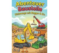 Abenteuer Baustelle - Unterwegs mit Bagger & Co.: Ausmalbuch voller Baustellen