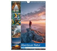 Abenteuer Natur (Wandkalender 2026 DIN A4 hoch), CALVENDO Monatskalender: Fotorealistische Abenteuer, wie Wandern, Radfahren, Wassersport und mehr für alle, die Natur & Freiheit lieben.