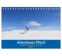 Abenteuer Pferd - Ritte durch die Wüsten und Canyons der USA (Tischkalender 2026 DIN A5 quer), CALVENDO Monatskalender: Ausritte mit Pferden durch die atemberaubenden Landschaften der USA