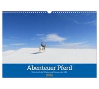 Abenteuer Pferd - Ritte durch die Wüsten und Canyons der USA (Wandkalender 2026 DIN A3 quer), CALVENDO Monatskalender: Ausritte mit Pferden durch die atemberaubenden Landschaften der USA