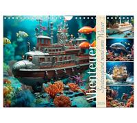 Abenteuer Spielzeugland rund ums Wasser (Wandkalender 2026 DIN A4 quer), CALVENDO Monatskalender: Am, auf und unter dem Wasser gibt es viel zu entdecken