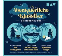 Abenteuerliche Klassiker - Die Hörspiel-Box. Die Schatzinsel, 20.000 Meilen unter dem Meer, Robinson Crusoe: Hörspiele mit Stefan Kaminski, Tonio Arango, Nico Holonics u.v.a.