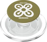 ABESE SAKA Abundancia Gyaman Adinkra Símbolo Africano ghanés PopSockets PopGrip para MagSafe