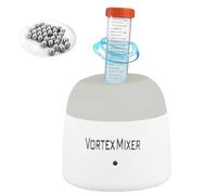 ABEST 5200rpm Mini Vortex Mezclador Agitador de Pintura,Agitador Vortex de Laboratorio con Función Táctil para Esmalte de Uñas,Tinta de Tatuaje,Pegamentos Adhesivos y Tubos de Ensayo (gris)
