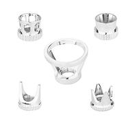 ABEST 5pcs universal aire cepillo aguja tapa reemplazo para diferentes efectos de pulverización