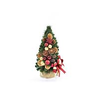 Abeto Decorado, pequeño árbol de Navidad Artificial con Joyas