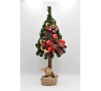 Abeto Decorado, pequeño árbol de Navidad Artificial con Joyas