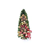 Abeto Decorado, pequeño árbol de Navidad Artificial con Joyas