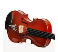Abeto macizo 3/4 1/2 1/4 1/8 Arce flameado puramente hecho a mano para aprendizaje básico con arco de estuche Violín para Principiantes(1/2)