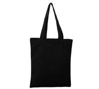 ABFJHFK Bolsa Tela Mujer Canvas Bags Grocery Shopper Bag Foldable Folding Pocket Tote Portable Shoulder Handbags Shopping(Black,26x30cm)